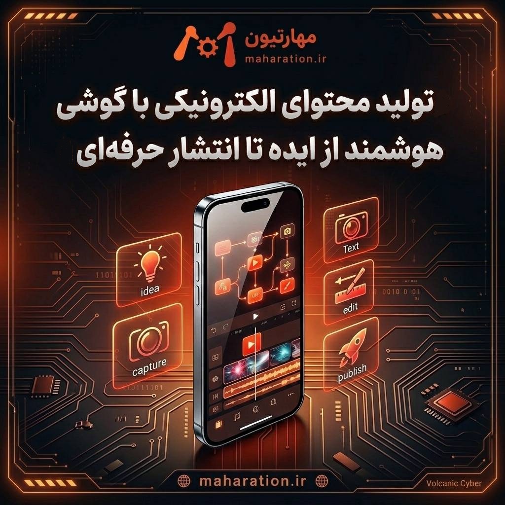 تولید محتوای الکترونیکی با گوشی هوشمند